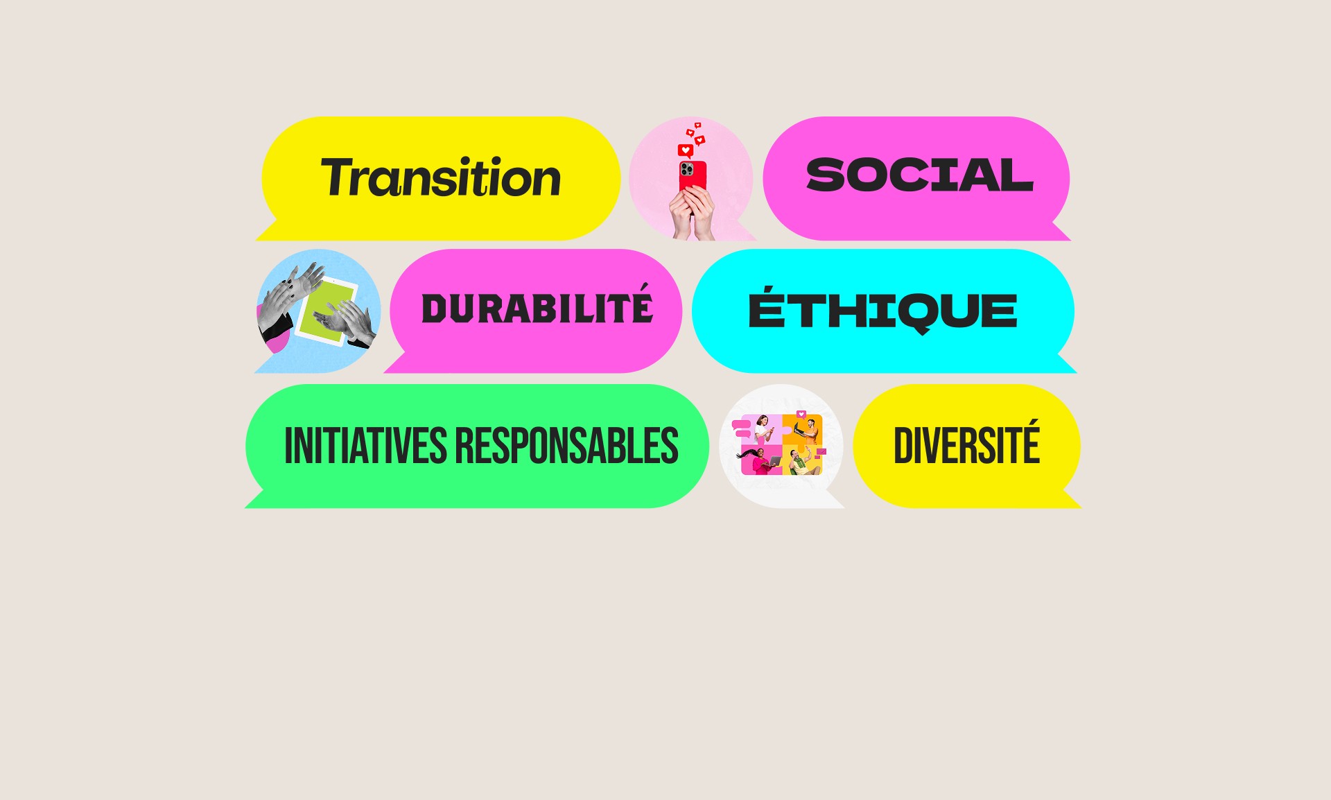 Transition, Social, Durabilité, Éthique, initiatives responsables, diversite