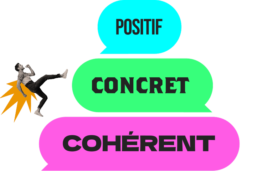 Positif, concret, cohérent